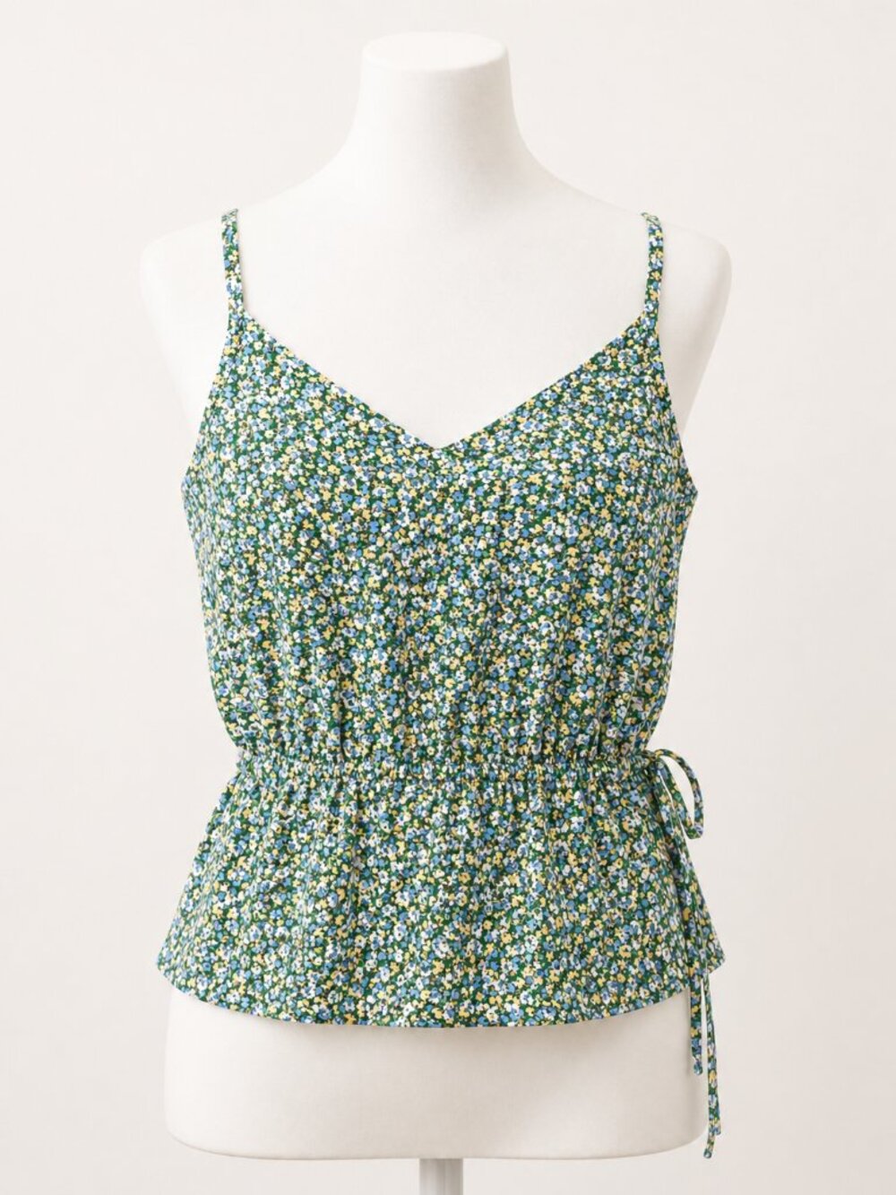 Sienna Sky Crop Tank Top with Elastic Waste Size Small EUC